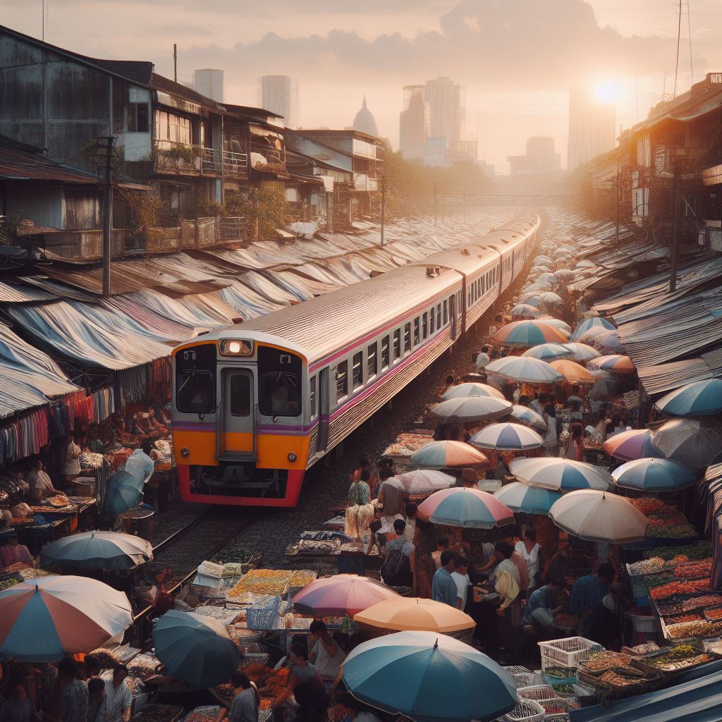 The Maeklong Railway Market: Where Trains and Shopping Collide